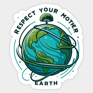 Respect Mother Nature Sticker